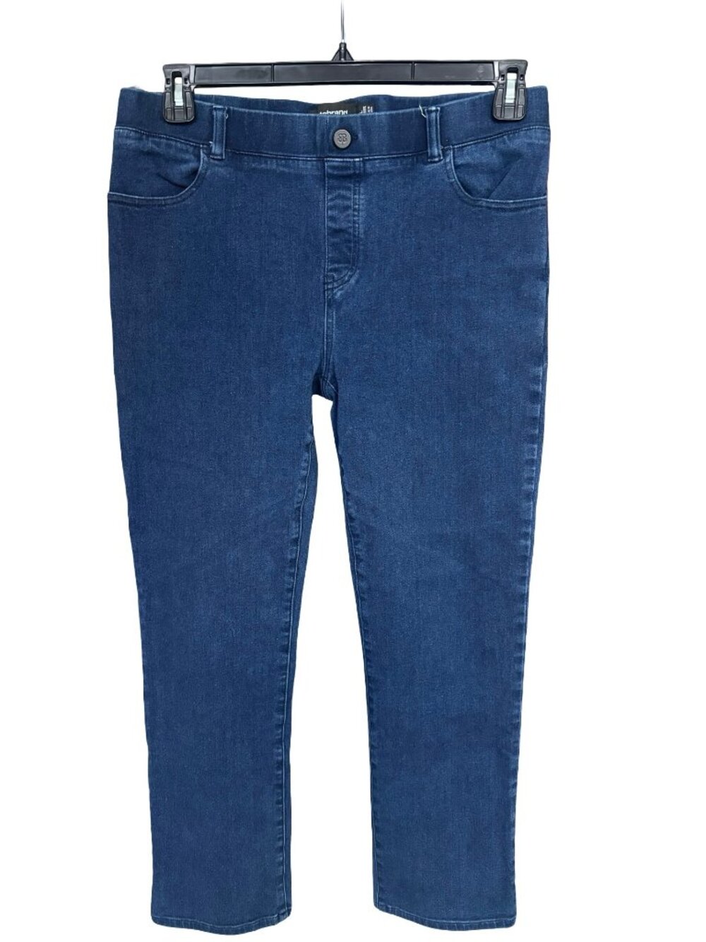 Betabrand Jeans Large Petite PL Pull On Straight Leg